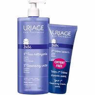 URIAGE BEBÉ 1ÈRE ÁGUA DE LIMPEZA 1L COM OFERTA 1ÈRE CREME LAVANTE 200 ML