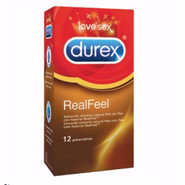 DUREX REAL FEEL PRESERVATIVO 12unid