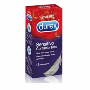 DUREX CONTACTO TOTAL 12UNID.