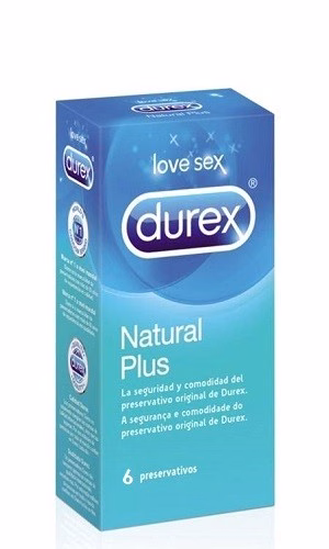 DUREX NATURAL PLUS EASY ON 6UNID