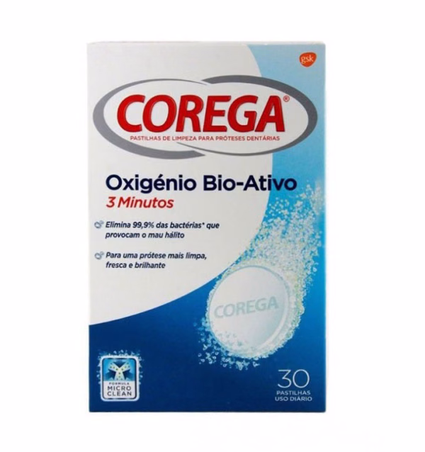 COREGA OXIGENIO BIO-ACTIVO 30PASTILHAS