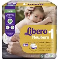LIBERO NEWBORN 1 FRALDA 2-5KG X 24UNID
