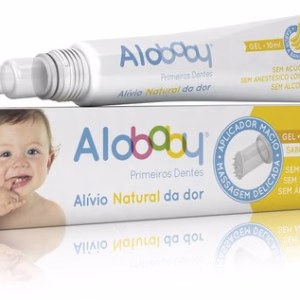 ALOBABY PRIMEIROS DENTES GEL BANANA 10ML