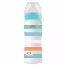 CHICCO BIBERAO WELL BEING PLASTICO FLUXO MEDIO VERDE 330ML