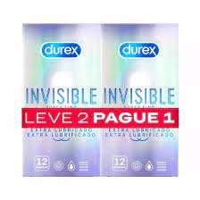 DUREX INVISIBLE EXT LUB PRESX12 LEVE2P1