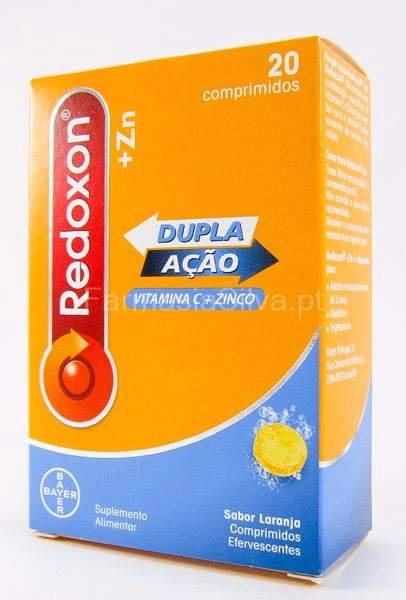 REDOXON ZN LARANJ 20COMP EFERV