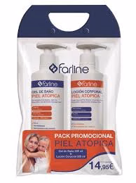 FARLINE PELE ATOPICA GEL BANHO 500ML+ LOCAO 500ML